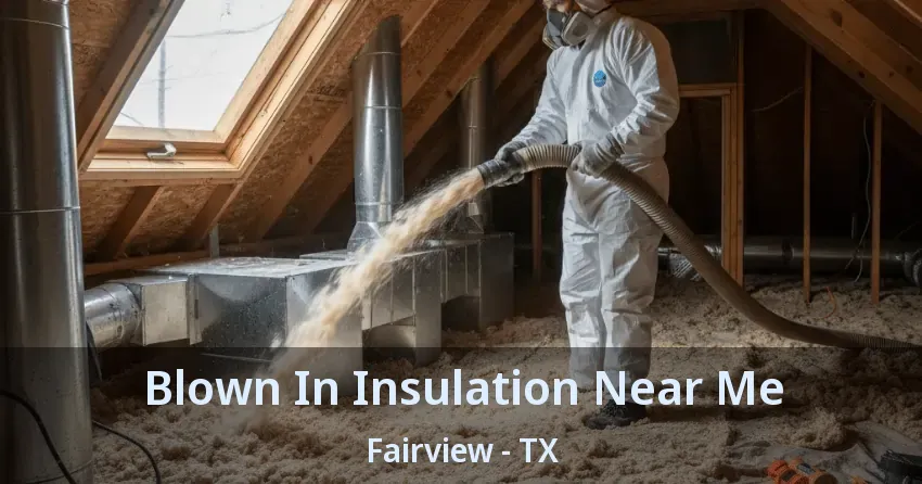 Blown In Insulation Near Me Fairview - TX